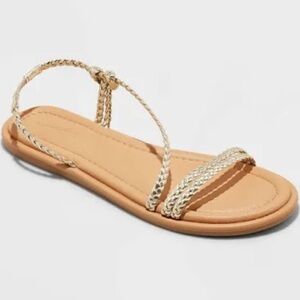 Women's Uri Sandals - Universal Thread Gold